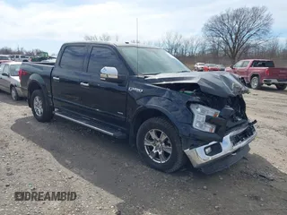 2016 Ford F-150 XLT with VIN 1FTEW1EG0GKD11992, listed as a IAAI auction lot 41815360 with 95,377 mi miles. Bid and sale history available at carsss.com. Image 1.