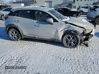2016 Mazda CX-3 Touring with VIN JM1DKBC71G0115328, listed as a Copart auction lot 43467785 with 138,742 mi miles and Salvage Title. Bid and sale history available at DreamBid. Image 4.