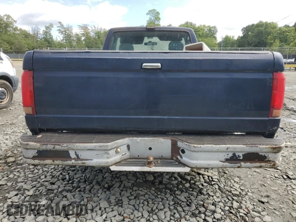 1992 Ford F-150 with VIN 1FTDF15Y7NPA55225, listed as a Copart auction lot 72142614 with 0 mi miles and Salvage Title. Bid and sale history available at carsss.com. Image 6.