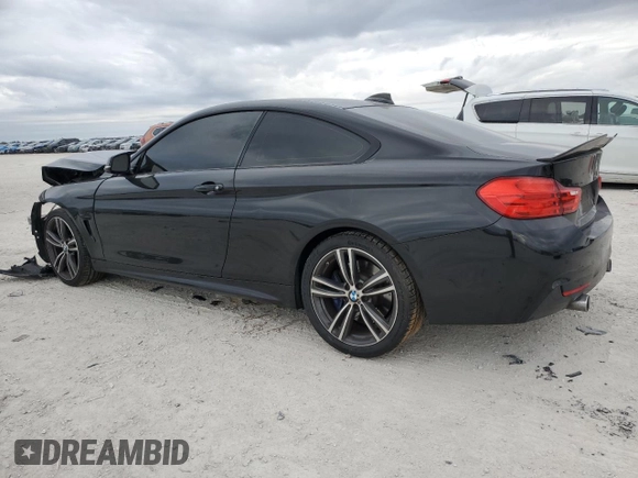 2016 BMW 4 Series 435i with VIN WBA3R1C54GK195905, listed as a Copart auction lot 89040925 with 141,256 mi miles and Salvage title. Bid and sale history available at DreamBid. Image 2.