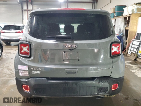 2020 Jeep Renegade Limited with VIN ZACNJBD17LPL95002, listed as a Copart auction lot 48807355 with 35,226 mi miles and Salvage title. Bid and sale history available at DreamBid. Image 6.