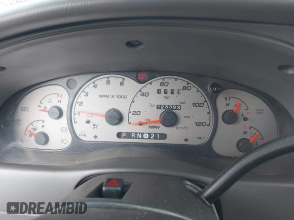 2003 Ford Ranger XL Fleet with VIN 1FTYR44V13PB09911, listed as a IAAI auction lot 42586874 with 223,393 mi miles and . Bid and sale history available at DreamBid. Image 7.