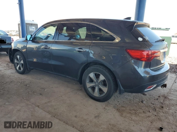 2014 Acura MDX z VIN 5FRYD4H24EB028833, wystawiony jako Copart lot #54257205 z przebiegiem 100 103 mil mil oraz Szkoda całkowita • Salvage title. Historia ofert i sprzedaży dostępna na DreamBid. Obrazek 2.