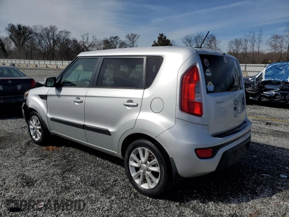 2013 Kia Soul + with VIN KNDJT2A68D7523726, listed as a Copart auction lot 45855455 with 123,440 mi miles and Salvage Title. Bid and sale history available at carsss.com. Image 2.