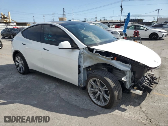2022 Tesla Model Y Long Range z VIN 7SAYGDEE9NF434908, wystawiony jako Copart lot #56733235 z przebiegiem 38 178 mil mil oraz Szkoda całkowita • Salvage title. Historia ofert i sprzedaży dostępna na DreamBid. Obrazek 4.