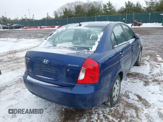 2007 Hyundai Accent GLS with VIN KMHCN46C17U103319, listed as a IAAI auction lot 41620787 with 65,291 mi miles. Bid and sale history available at carsss.com. Image 4.