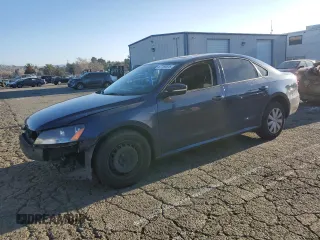 2013 Volkswagen Passat S w/Appearance with VIN 1VWAP7A38DC045089, listed as a Copart auction lot 87760875 with 171,185 mi miles and Salvage Title. Bid and sale history available at carsss.com. Image 1.