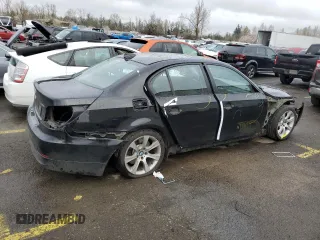 2008 BMW 5 Series 535i with VIN WBANW13528CN55573, listed as a Copart auction lot 48199295 with 82,883 mi miles and Clean Title. Bid and sale history available at carsss.com. Image 3.