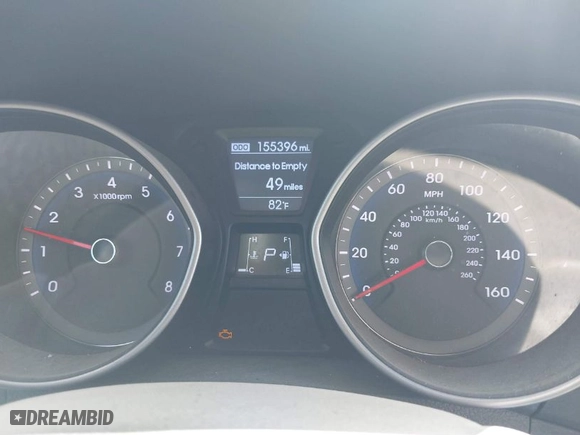 2014 Hyundai Elantra GT with VIN KMHD35LH6EU205437, listed as a IAAI auction lot 41996914 with 155,396 mi miles. Bid and sale history available at carsss.com. Image 7.