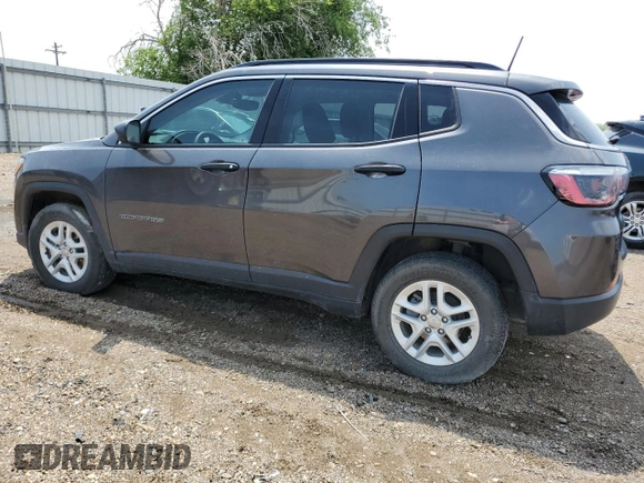 2021 Jeep Compass Sport z VIN 3C4NJCAB0MT508482, wystawiony jako Copart lot #53707625 z przebiegiem 39 626 mil mil oraz Szkoda całkowita • Salvage title. Historia ofert i sprzedaży dostępna na DreamBid. Obrazek 2.
