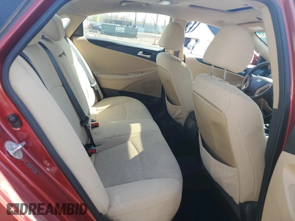 2013 Hyundai Sonata GLS z VIN 5NPEB4AC1DH535427, wystawiony jako Copart lot #54202555 z przebiegiem 125 878 mil mil oraz Szkoda całkowita • Salvage title. Historia ofert i sprzedaży dostępna na DreamBid. Obrazek 10.