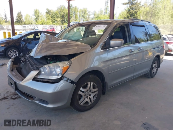2007 Honda Odyssey EX-L with VIN 5FNRL38657B035542, listed as a IAAI auction lot 42185191 with Not Provided miles and . Bid and sale history available at DreamBid. Image 18.