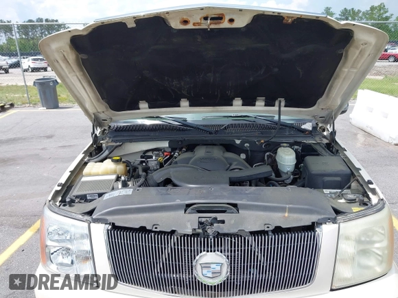 2005 Cadillac Escalade z VIN 1GYEK63N55R123817, wystawiony jako IAAI lot #42263549 z przebiegiem 297 279 mil mil oraz . Historia ofert i sprzedaży dostępna na DreamBid. Obrazek 10.
