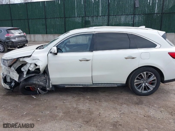 2017 Acura MDX w/Technology Pkg with VIN 5FRYD4H58HB021477, listed as a IAAI auction lot 41859957 with 43,298 mi miles. Bid and sale history available at carsss.com. Image 14.