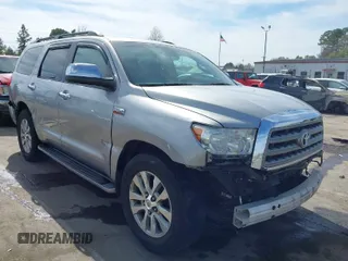 2008 Toyota Sequoia Limited with VIN 5TDBY68A98S000170, listed as a IAAI auction lot 41842969 with 341,672 mi miles and . Bid and sale history available at DreamBid. Image 1.