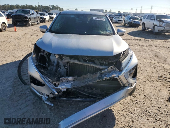 2022 Mitsubishi Eclipse Cross SE with VIN JA4ASWAA9NZ001766, listed as a Copart auction lot 41745525 with 74,377 mi miles and Salvage title. Bid and sale history available at DreamBid. Image 5.