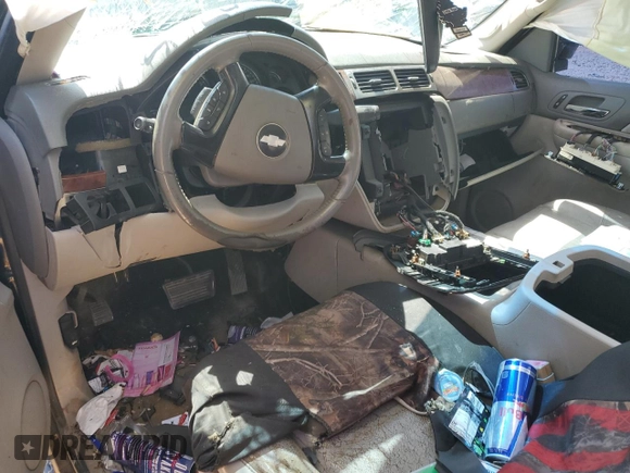 2007 Chevrolet Tahoe LTZ with VIN 1GNFC13J77R143133, listed as a Copart auction lot 57874095 with Not provided miles and Salvage title. Bid and sale history available at DreamBid. Image 8.