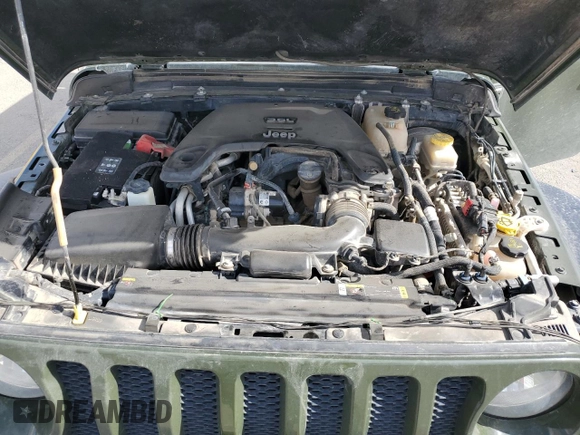 2021 Jeep Wrangler Unlimited Sport S with VIN 1C4HJXDG2MW712223, listed as a Copart auction lot 51466465 with 54,032 mi miles and Salvage Title. Bid and sale history available at carsss.com. Image 13.