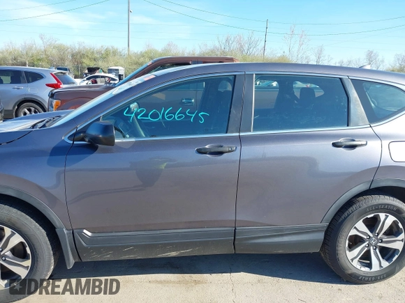 2018 Honda CR-V LX with VIN 5J6RW6H39JL000547, listed as a IAAI auction lot 42016645 with 72,235 mi miles. Bid and sale history available at carsss.com. Image 14.