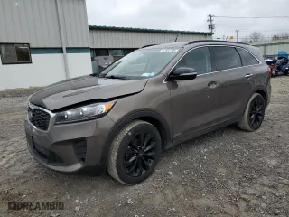 2019 Kia Sorento S V6 with VIN 5XYPGDA59KG585234, listed as a Copart auction lot 47922795 with 74,485 mi miles and Salvage Title. Bid and sale history available at carsss.com. Image 1.