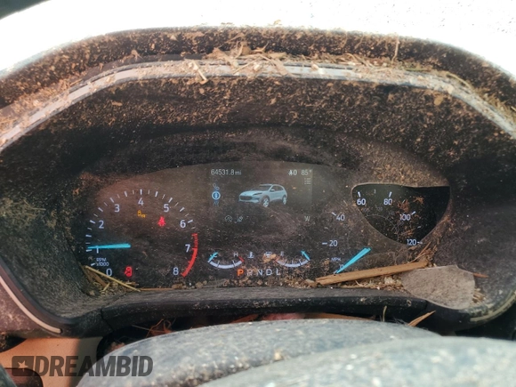 2020 Ford Escape SEL with VIN 1FMCU9H64LUB09651, listed as a Copart auction lot 59468125 with 64,531 mi miles and Salvage title. Bid and sale history available at DreamBid. Image 9.