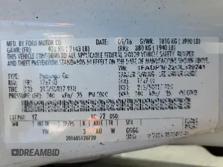 2016 Ford Focus SE with VIN 1FADP3F22GL329241, listed as a Copart auction lot 58095135 with 105,079 mi miles and Salvage title. Bid and sale history available at DreamBid. Image 13.