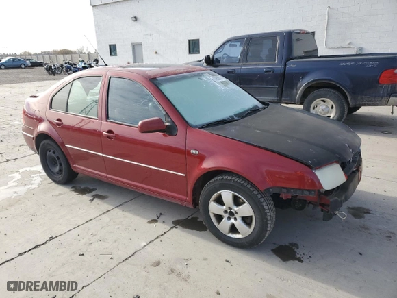 2004 Volkswagen Jetta Sedan GLS with VIN 3VWSK69M14M106047, listed as a Copart auction lot 80950824 with 218,638 mi miles and Salvage Title. Bid and sale history available at carsss.com. Image 4.