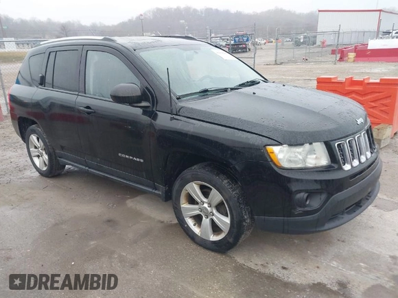 2012 Jeep Compass Latitude with VIN 1C4NJCEA6CD677525, listed as a IAAI auction lot 41478397 with 174,655 mi miles and . Bid and sale history available at carsss.com. Image 1.