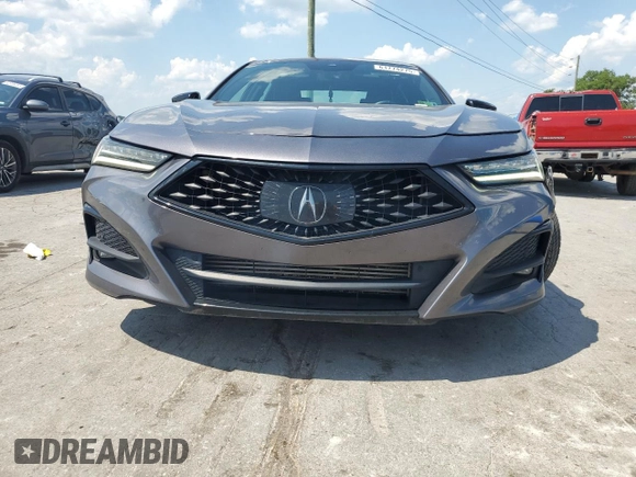 2021 Acura TLX w/A-Spec Package with VIN 19UUB6F51MA001449, listed as a Copart auction lot 61774275 with 83,036 mi miles and Salvage title. Bid and sale history available at DreamBid. Image 5.