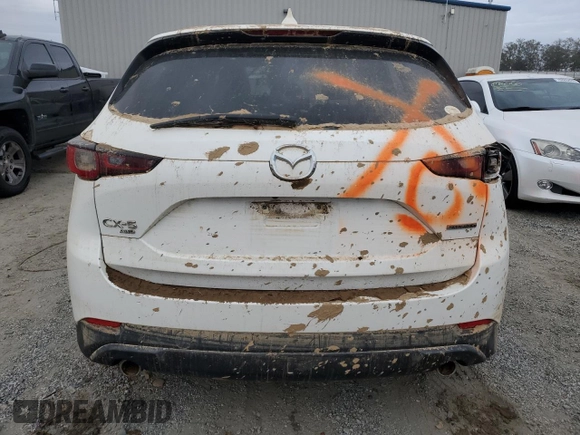 2022 Mazda CX-5 2.5 S Preferred Package with VIN JM3KFBCM3N0553628, listed as a Copart auction lot 74912524 with 0 mi miles and Salvage Title. Bid and sale history available at carsss.com. Image 6.