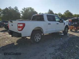 2021 Ford F-150 with VIN 1FTFW1P80MKE71179, listed as a Copart auction lot 64691115 with 57,413 mi miles and Salvage title. Bid and sale history available at DreamBid. Image 3.