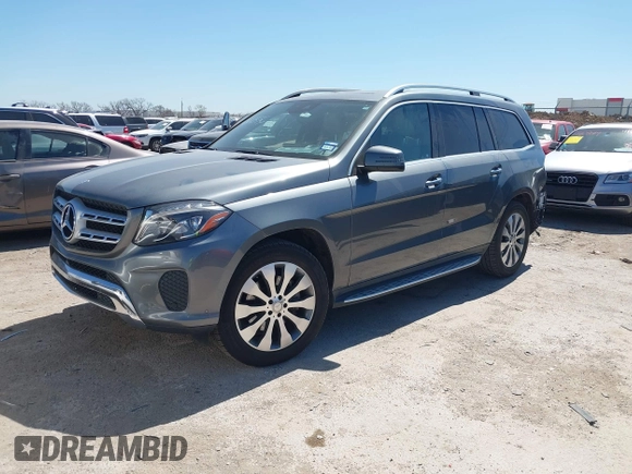 2017 Mercedes-Benz GLS 450 z VIN 4JGDF6EE9HA829030, wystawiony jako IAAI lot #41861336 z przebiegiem 107 836 mil mil oraz . Historia ofert i sprzedaży dostępna na DreamBid. Obrazek 2.