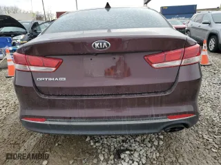 2018 Kia Optima LX with VIN 5XXGT4L38JG237547, listed as a Copart auction lot 46471335 with 133,051 mi miles and Salvage Title. Bid and sale history available at carsss.com. Image 6.