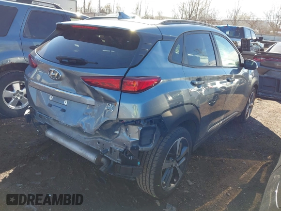 2019 Hyundai Kona Limited with VIN KM8K3CA58KU251819, listed as a IAAI auction lot 41811078 with 62,171 mi miles and . Bid and sale history available at DreamBid. Image 4.