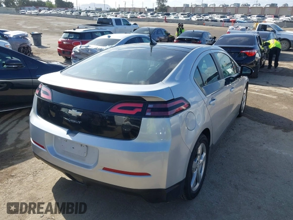 2012 Chevrolet Volt with VIN 1G1RB6E45CU100200, listed as a IAAI auction lot 41954928 with 179,431 mi miles and . Bid and sale history available at carsss.com. Image 4.