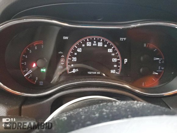 2016 Dodge Durango R/T with VIN 1C4SDJCTXGC393362, listed as a Copart auction lot 50545105 with 102,104 mi miles and Salvage Title. Bid and sale history available at DreamBid. Image 9.