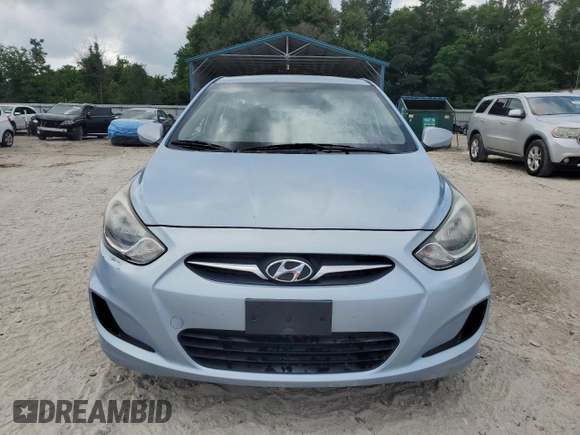 2012 Hyundai Accent GLS with VIN KMHCT4AEXCU037989, listed as a Copart auction lot 53439415 with 102,948 mi miles and Salvage Title. Bid and sale history available at carsss.com. Image 5.