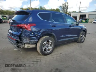 2021 Hyundai Santa Fe SE with VIN 5NMS14AJ0MH339397, listed as a Copart auction lot 45159555 with 88,929 mi miles and Salvage Title. Bid and sale history available at carsss.com. Image 3.