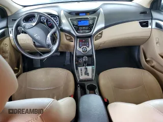 2013 Hyundai Elantra GLS with VIN 5NPDH4AE9DH334161, listed as a Copart auction lot 62475005 with 188,958 mi miles and Salvage title. Bid and sale history available at DreamBid. Image 8.