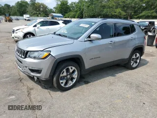2019 Jeep Compass Limited с VIN 3C4NJDCB4KT753091, выставлен на аукционе Copart как лот 59343855 с пробегом 64 164 миль миль и Списание • Salvage title. История ставок и продаж доступна на DreamBid. Изображение 1.