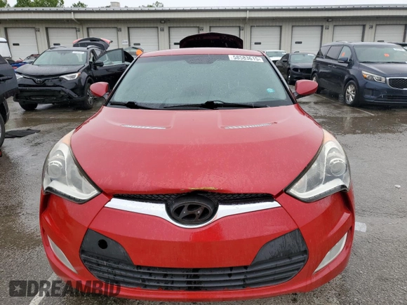 2014 Hyundai Veloster RE:FLEX with VIN KMHTC6AD9EU212982, listed as a Copart auction lot 58583615 with 146,146 mi miles and Non repairable. Bid and sale history available at DreamBid. Image 5.