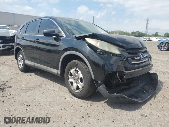 2014 Honda CR-V LX with VIN 2HKRM3H34EH510910, listed as a Copart auction lot 53793595 with 158,613 mi miles and Salvage Title. Bid and sale history available at carsss.com. Image 4.