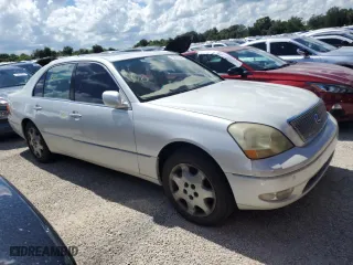 2003 Lexus LS 430 with VIN JTHBN30F630093304, listed as a Copart auction lot 73871004 with 0 mi miles and Salvage Title. Bid and sale history available at carsss.com. Image 4.
