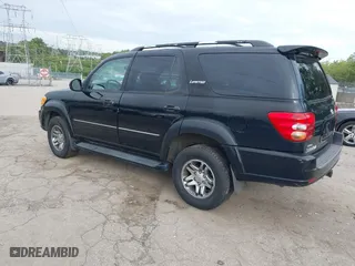 2003 Toyota Sequoia Limited with VIN 5TDBT48A83S167986, listed as a IAAI auction lot 40484514 with 196,305 mi miles. Bid and sale history available at carsss.com. Image 3.