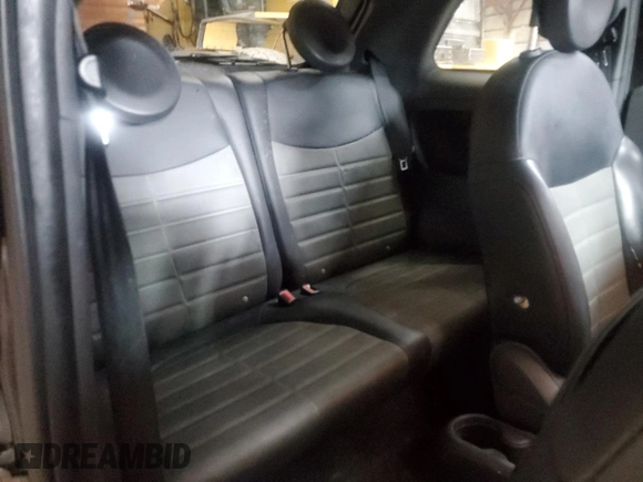 2012 FIAT 500 Sport with VIN 3C3CFFBR7CT105575, listed as a Copart auction lot 61782495 with 126,033 mi miles and Clean title. Bid and sale history available at DreamBid. Image 10.