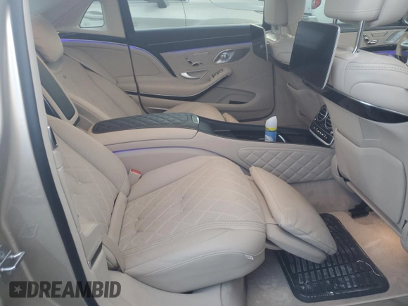 2020 Mercedes-Benz S-Class Maybach S 560 with VIN W1KUX8GB2LA555345, listed as a Copart auction lot 74053994 with 19,346 mi miles and Non Repairable. Bid and sale history available at carsss.com. Image 10.