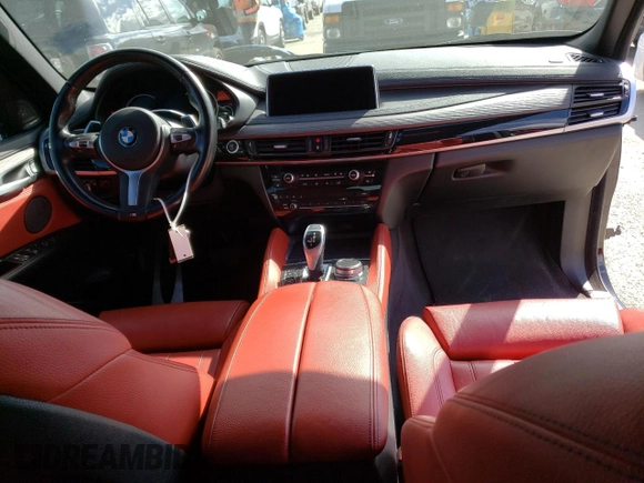 2018 BMW X6 xDrive35i with VIN 5UXKU2C58J0X51623, listed as a Copart auction lot 42808013 with 52,708 mi miles. Bid and sale history available at carsss.com. Image 8.