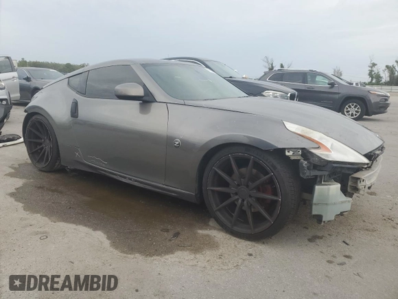 2012 Nissan 370Z Touring with VIN JN1AZ4EH4CM564606, listed as a Copart auction lot 72607824 with 62,593 mi miles and Salvage Title. Bid and sale history available at carsss.com. Image 4.