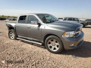 2012 Ram 1500 Laramie Longhorn with VIN 1C6RD7PT1CS329388, listed as a Copart auction lot 46707665 with 121,874 mi miles and Salvage title. Bid and sale history available at DreamBid. Image 4.
