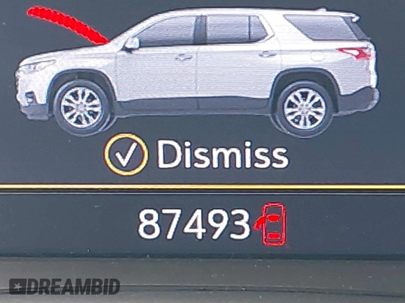2021 Chevrolet Traverse LT with VIN 1GNERHKW4MJ191814, listed as a IAAI auction lot 42185544 with 87,493 mi miles and . Bid and sale history available at DreamBid. Image 15.